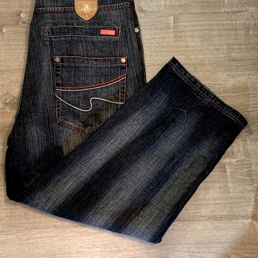 Bare Fox Men's Vintage 90s Designer Jeans 42x30
